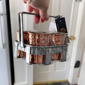 Copper shot glasses